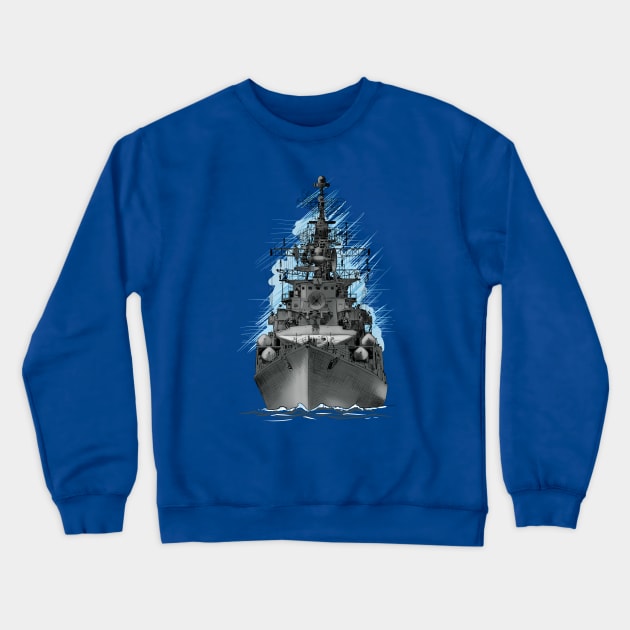 Schlachtschiff Crewneck Sweatshirt by sibosssr